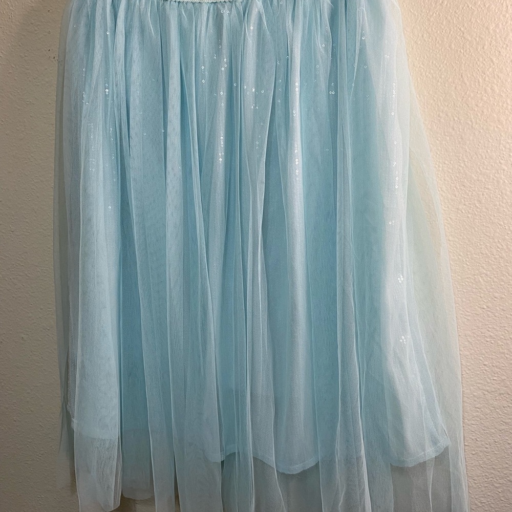 Soft Blue Tulle Skirt